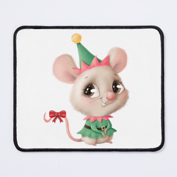 Item preview, Adorable Christmas Mouse designed and sold by silviaol.