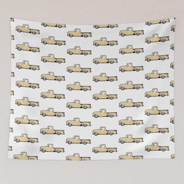 Item preview, Beige 50s C Truck designed and sold by MandyCarsArts.