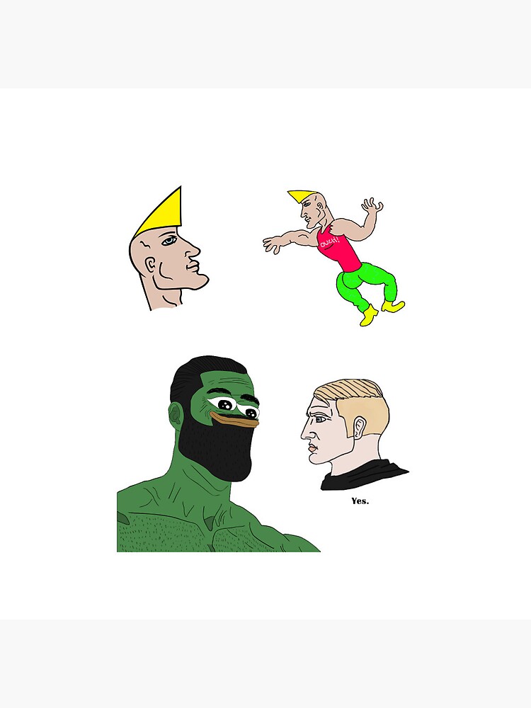 Giga chad, pepe chad set, chad meme. Pin for Sale by T-Look