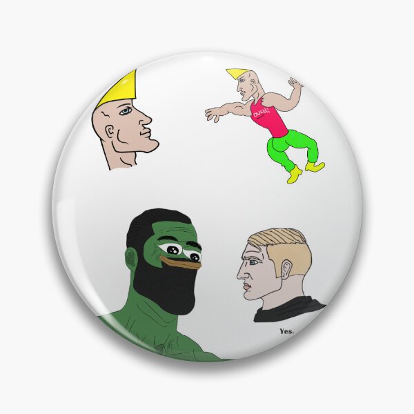 Item preview, Giga chad, pepe chad set, chad meme. designed and sold by T-Look.
