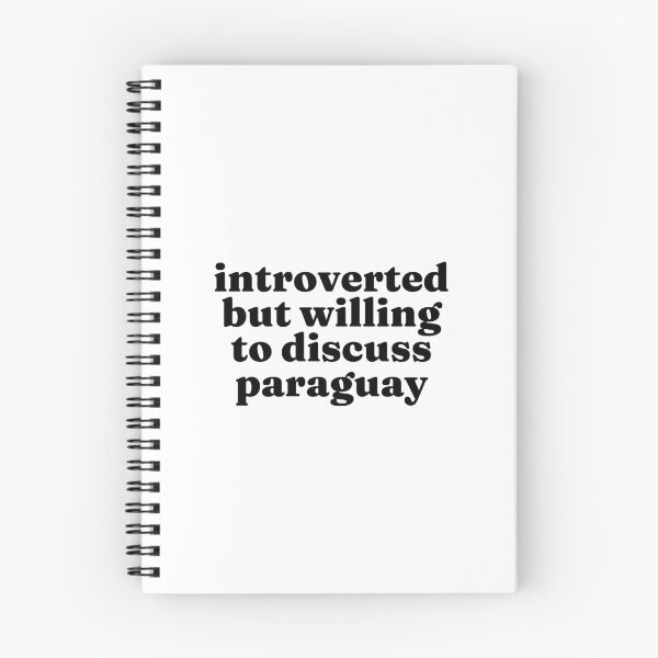 Item preview, Introverted But Willing To Discuss Paraguay - Paraguayan designed and sold by MountainD.