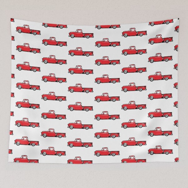 Item preview, Red 50s C Truck designed and sold by MandyCarsArts.