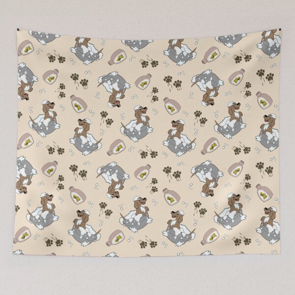 Item preview, Dog Bath Pattern designed and sold by karwilberevivalcollection.