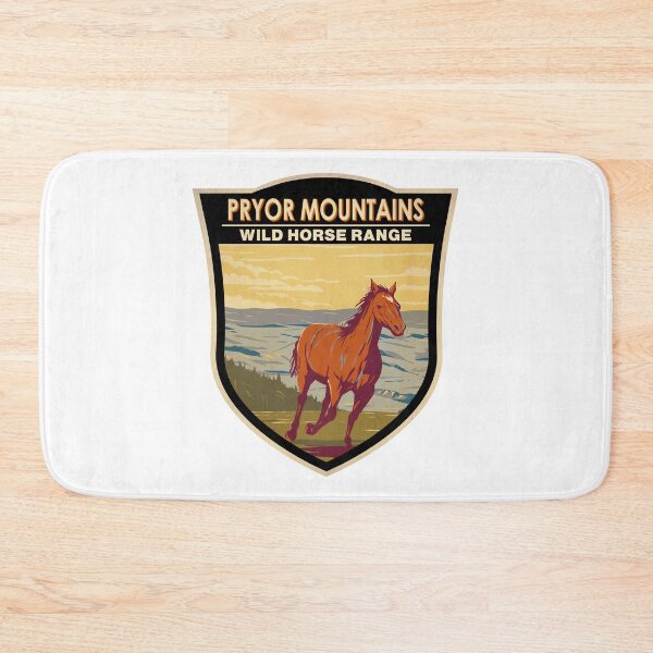 Item preview, Pryor Mountains Wild Horse Range Badge designed and sold by KrisSidDesigns.