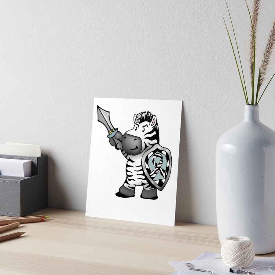 Ehlers Danlos Syndrome EDS Warrior Unbreakable Awareness Art Board Print  for Sale by ZNOVANNA