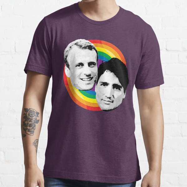 Macron et Trudeau Fierté T-shirt essentiel