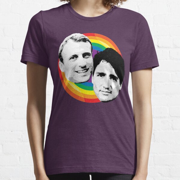 Macron et Trudeau Fierté T-shirt essentiel