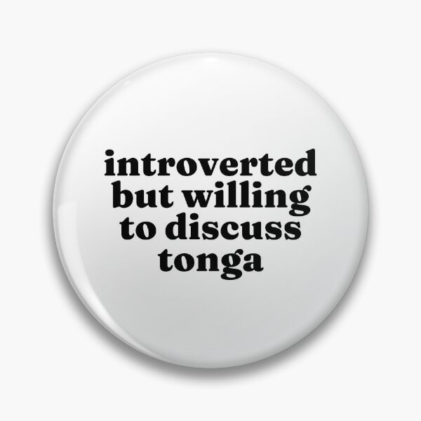 Item preview, Introverted But Willing To Discuss Tonga - Tongan designed and sold by MountainD.