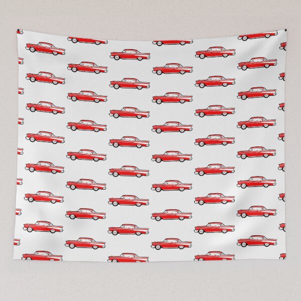 Item preview, Red 50s CBA Classic Car designed and sold by MandyCarsArts.