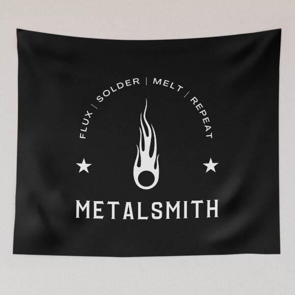 Item preview, Metalsmith Flux Solder Melt Repeat designed and sold by metalsmithmomma.