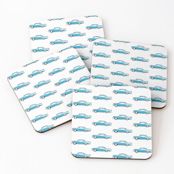 Item preview, Blue 50s CBA Classic Car designed and sold by MandyCarsArts.