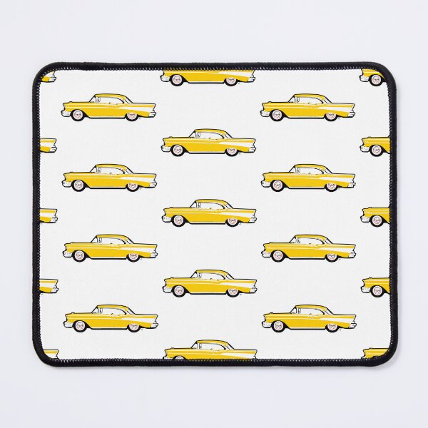 Item preview, Yellow 50s CBA Classic Car designed and sold by MandyCarsArts.