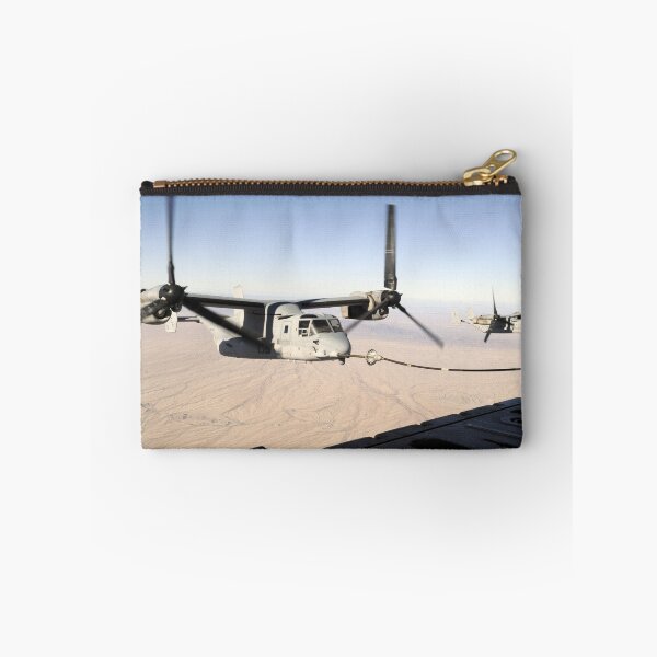 Item preview, A MV-22 Osprey refuels midflight while another waits its turn. designed and sold by StocktrekImages.