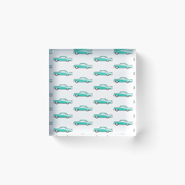 Item preview, Acqua 50s CBA Classic Car designed and sold by MandyCarsArts.