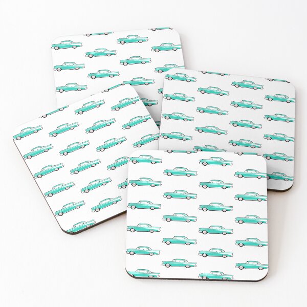 Item preview, Acqua 50s CBA Classic Car designed and sold by MandyCarsArts.