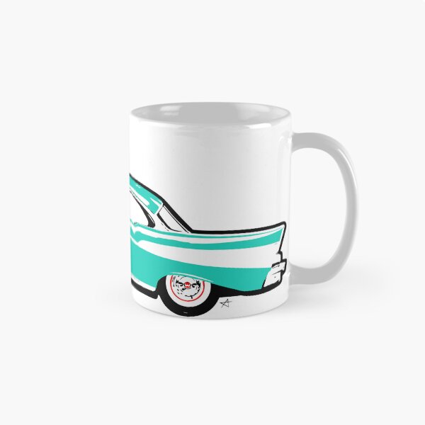 Item preview, Acqua 50s CBA Classic Car designed and sold by MandyCarsArts.