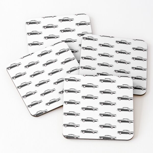 Item preview, Black 50s CBA Classic Car designed and sold by MandyCarsArts.