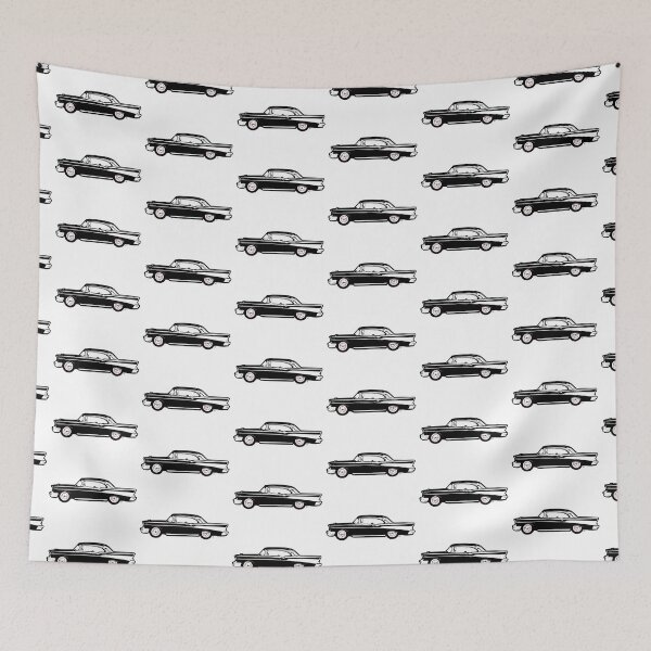 Item preview, Black 50s CBA Classic Car designed and sold by MandyCarsArts.