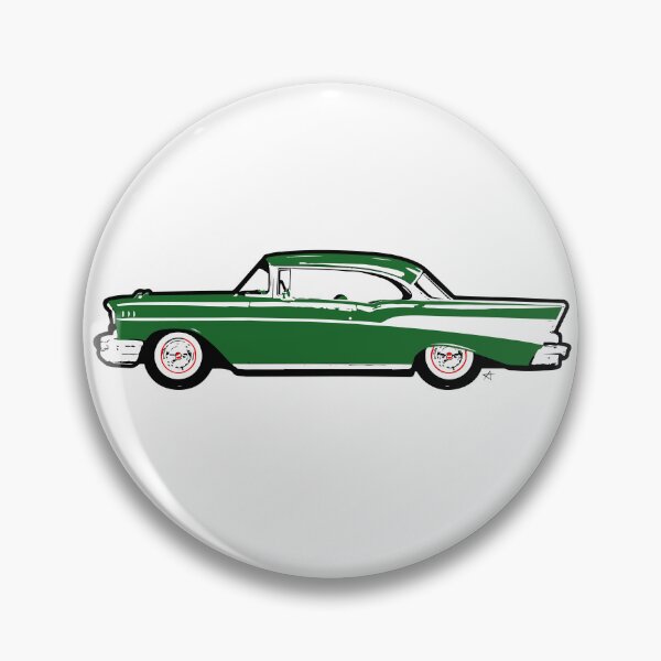Item preview, Green 50s CBA Classic Car designed and sold by MandyCarsArts.