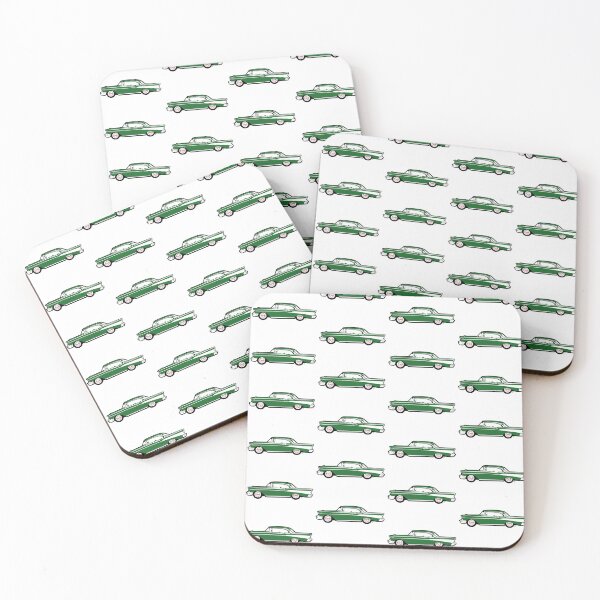 Item preview, Green 50s CBA Classic Car designed and sold by MandyCarsArts.