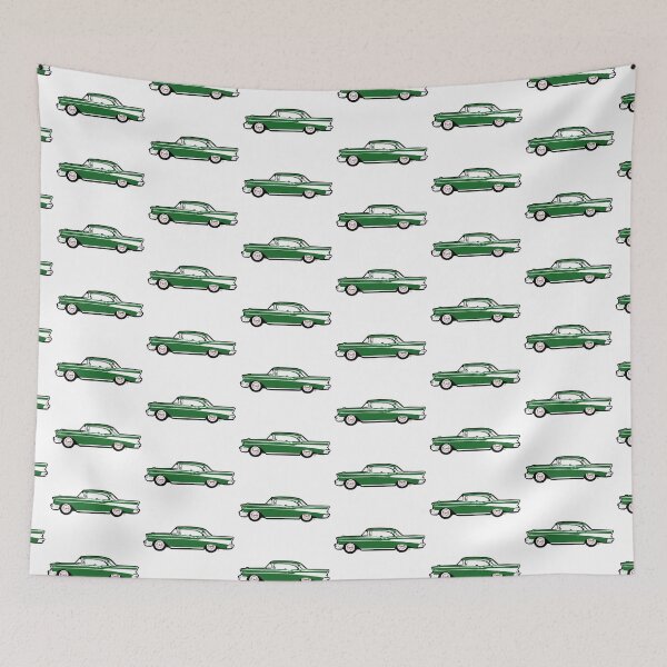 Item preview, Green 50s CBA Classic Car designed and sold by MandyCarsArts.