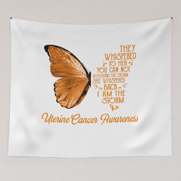 Item preview, Butterfly I Am The Storm Uterine Cancer Awareness designed and sold by whlrcheryl.