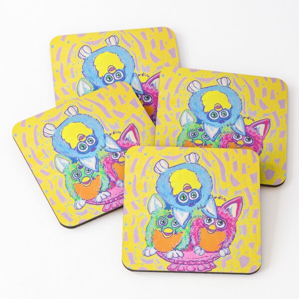 Item preview, 3 Buddy Party Furb Inspired Painting designed and sold by furbworld.