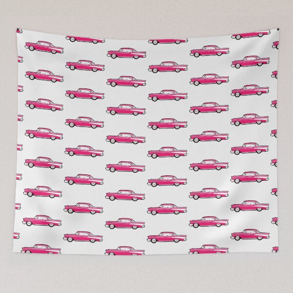 Item preview, Pink 50s CBA Classic Car designed and sold by MandyCarsArts.