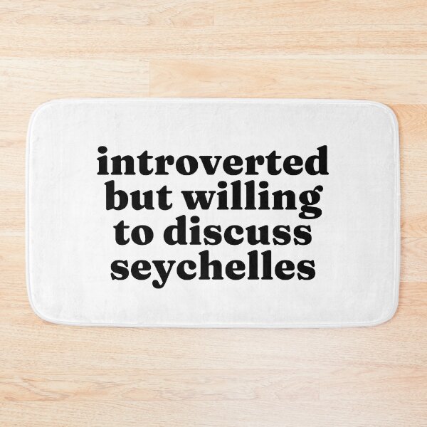 Item preview, Introverted But Willing To Discuss Seychelles - Seychellois designed and sold by MountainD.