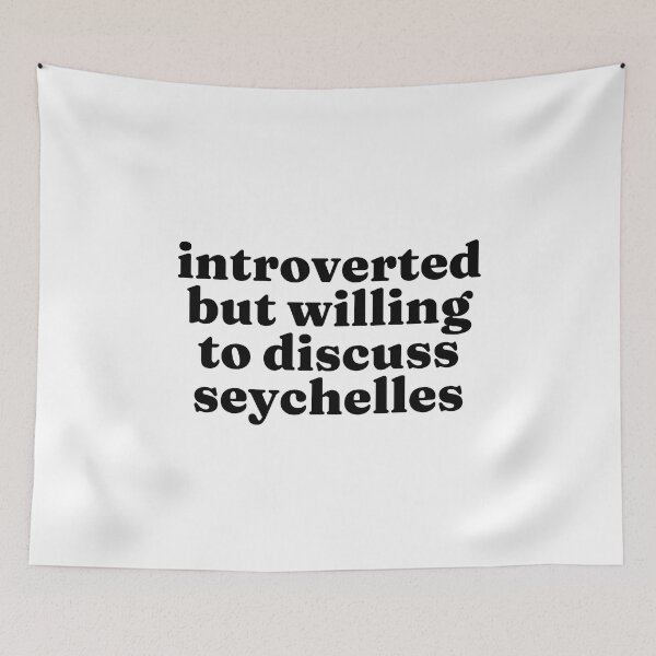 Item preview, Introverted But Willing To Discuss Seychelles - Seychellois designed and sold by MountainD.