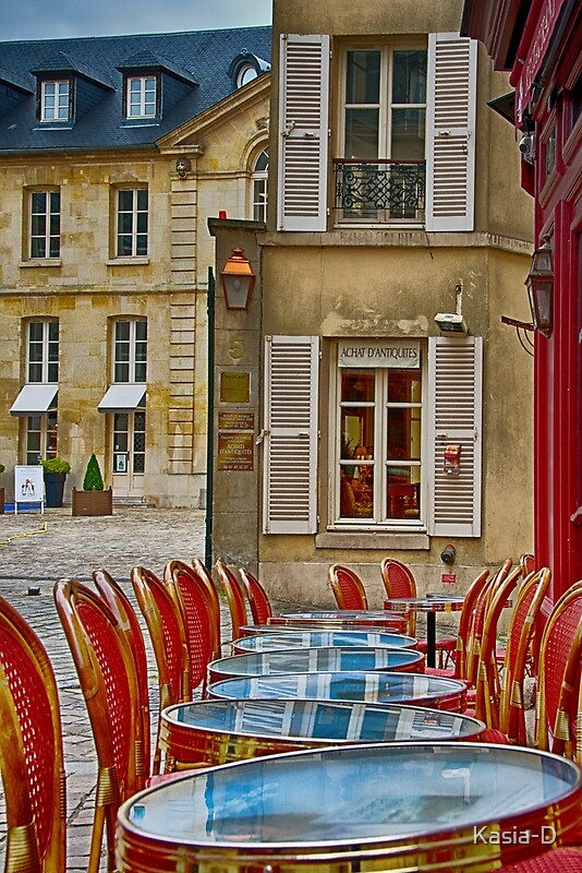 "Café in Versailles" by KasiaD Redbubble