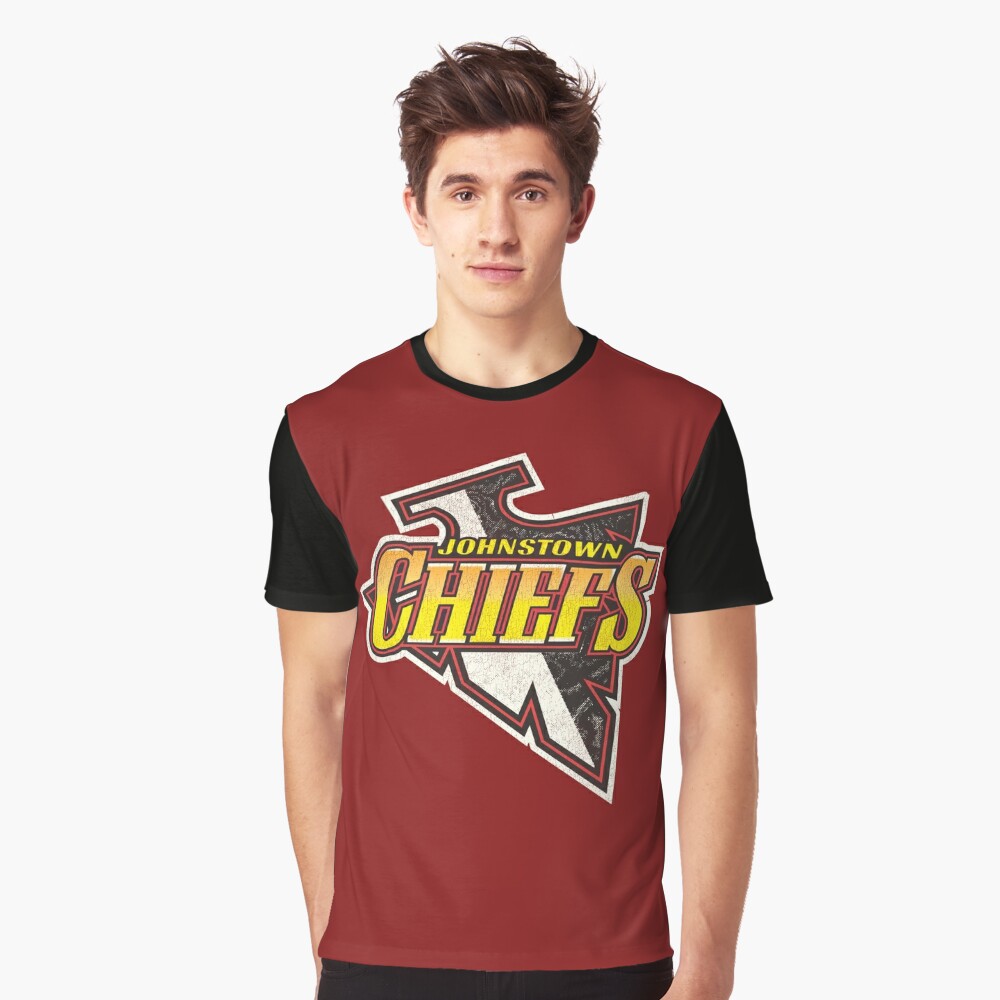 Johnstown Chiefs Retro Defunct Ice Hockey Active T-Shirt for Sale by  TheBenchwarmer