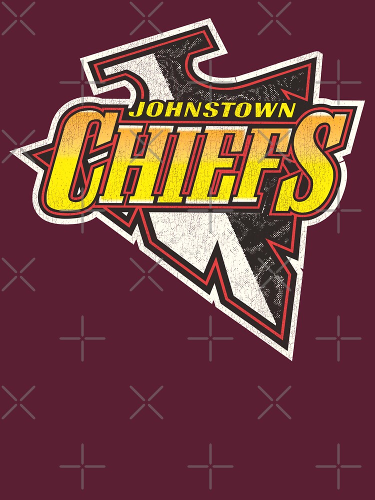 Johnstown Chiefs Retro Defunct Ice Hockey Active T-Shirt for Sale by  TheBenchwarmer