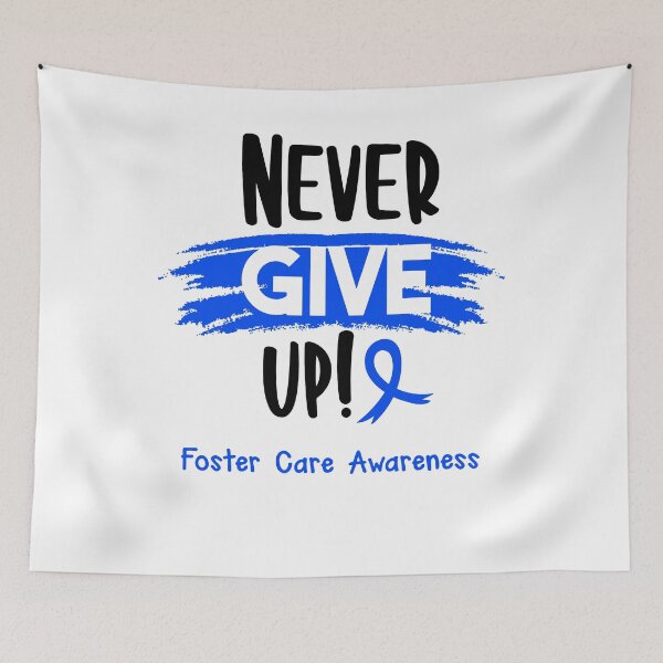 Item preview, Foster Care Warrior - Foster Care Awareness - Never Give Up! designed and sold by Robbsyn.