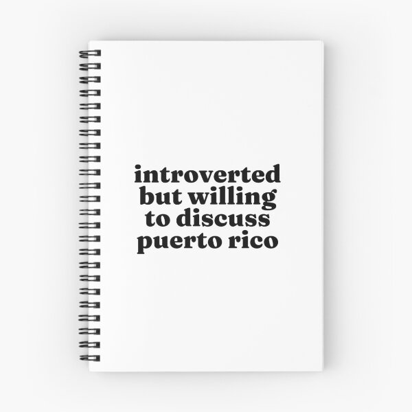 Artikelvorschau, Introvertiert, aber bereit, über Puerto Rico zu diskutieren - Puerto-Ricaner entworfen und verkauft von MountainD.