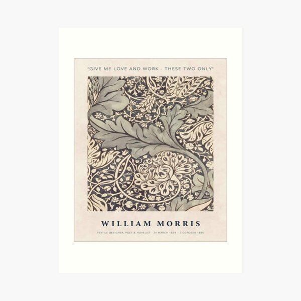 William Morris Vintage Grape Wallpaper Pattern