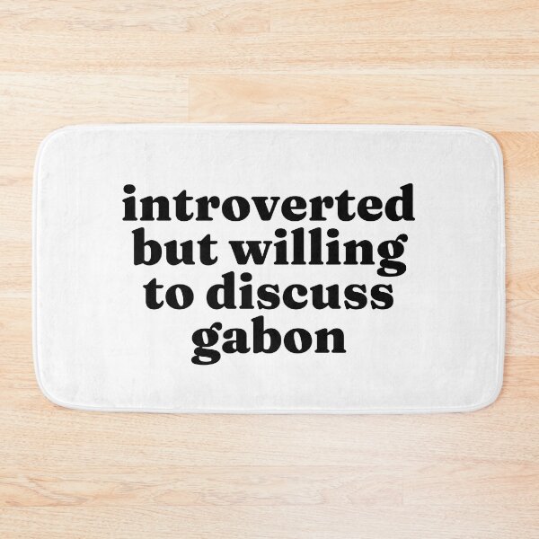 Item preview, Introverted But Willing To Discuss Gabon - Gabonese designed and sold by MountainD.