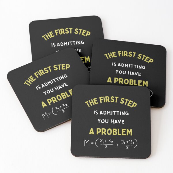 Item preview, The First Step Is Admitting You Have A Problem The Best Teacher Golden Design designed and sold by BestTeacher.