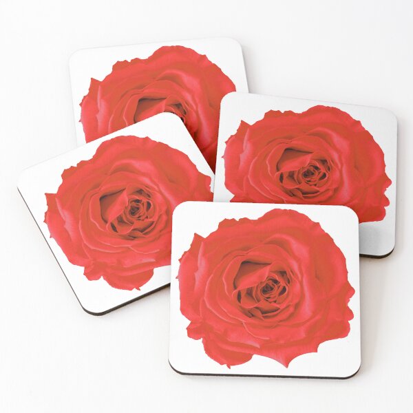 Item preview, Red Rose Photograph Cutout Hydro Laptop Sticker designed and sold by OneWorldLove.