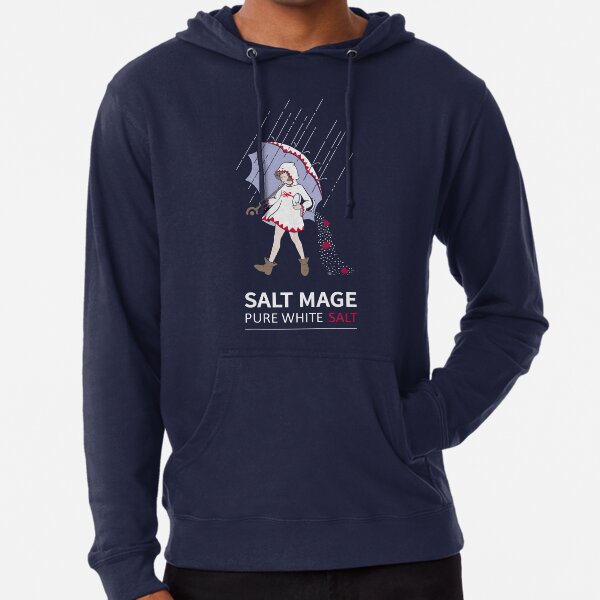 Pure White Salt Mage Lightweight Hoodie