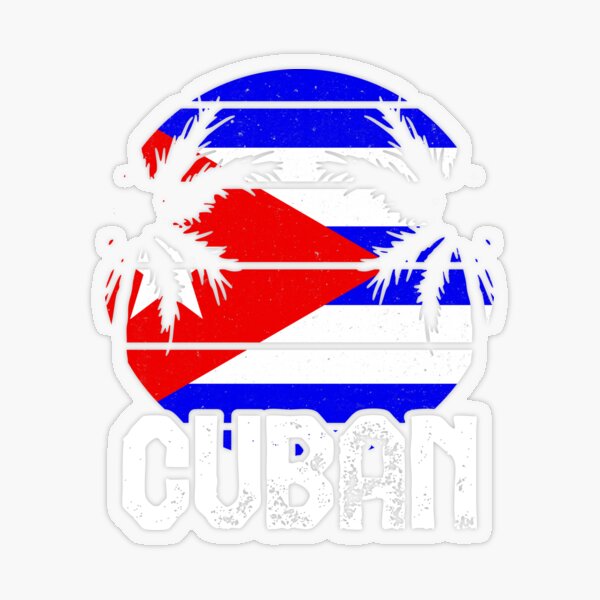 Bandera de Guanabacoa, Cuba STICKER Vinyl Die-Cut Decal – The