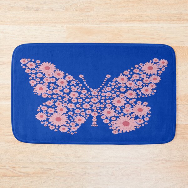 Item preview, Spring Pink Floral Butterfly Silhouette designed and sold by Deborah Camp.