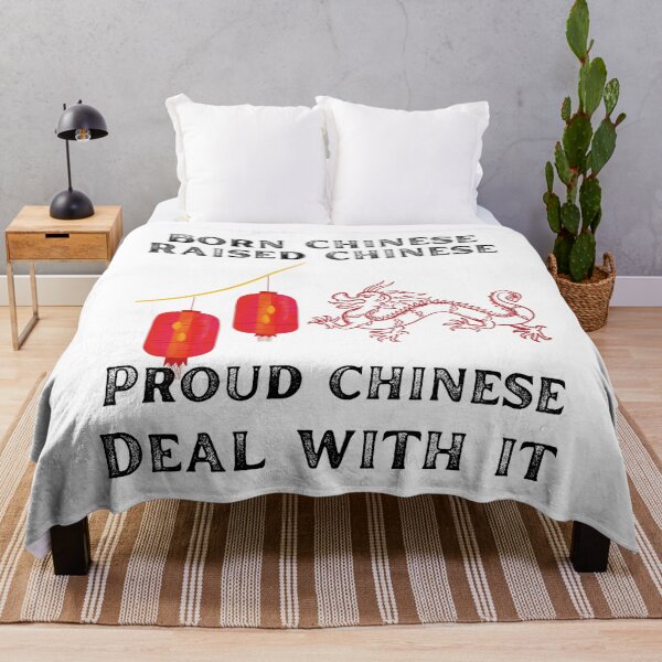 Item preview, Born chinese raised chinese proud Chinese deal with it designed and sold by movie-popcorn.