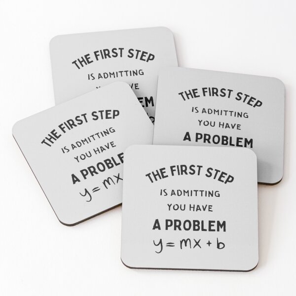 Item preview, The First Step Is Admitting You Have A Problem The Best Teacher Black Design designed and sold by BestTeacher.