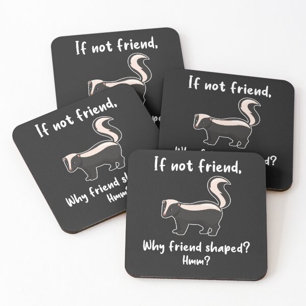 Item preview, Skunk Friend Shaped designed and sold by Clara Hollins.