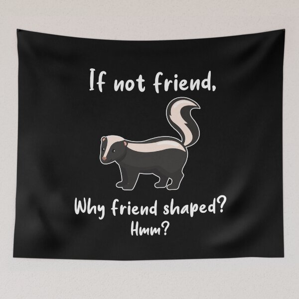 Item preview, Skunk Friend Shaped designed and sold by Clara Hollins.