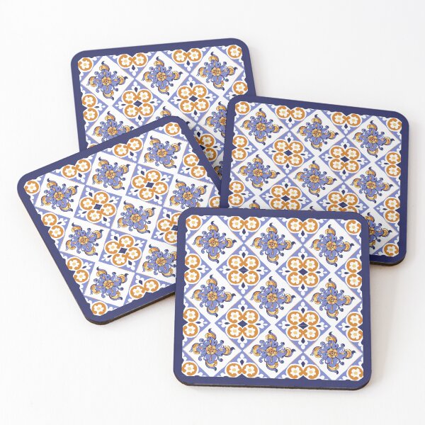 Item preview, Colorful floral tiles  designed and sold by Aya-salah123.