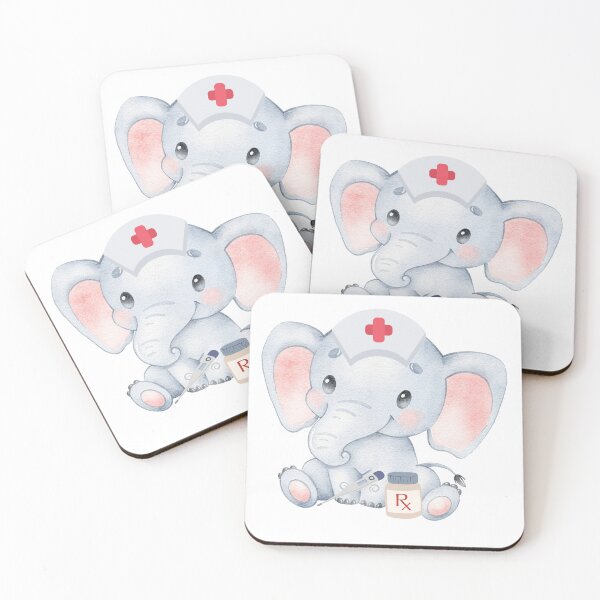 Item preview, Watercolor Elephant Nurse designed and sold by silviaol.