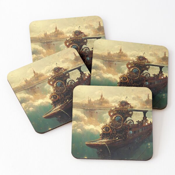 Item preview, Steampunk Ship designed and sold by FantasyAI.
