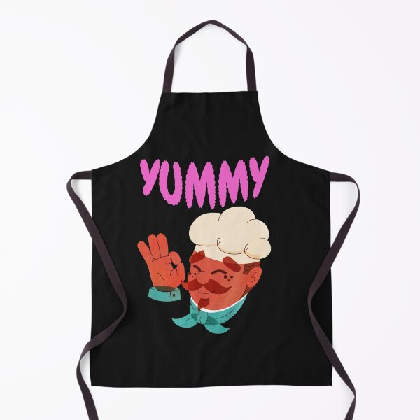 Item preview, YUMMY CHEF APRON designed and sold by Highhocreations.